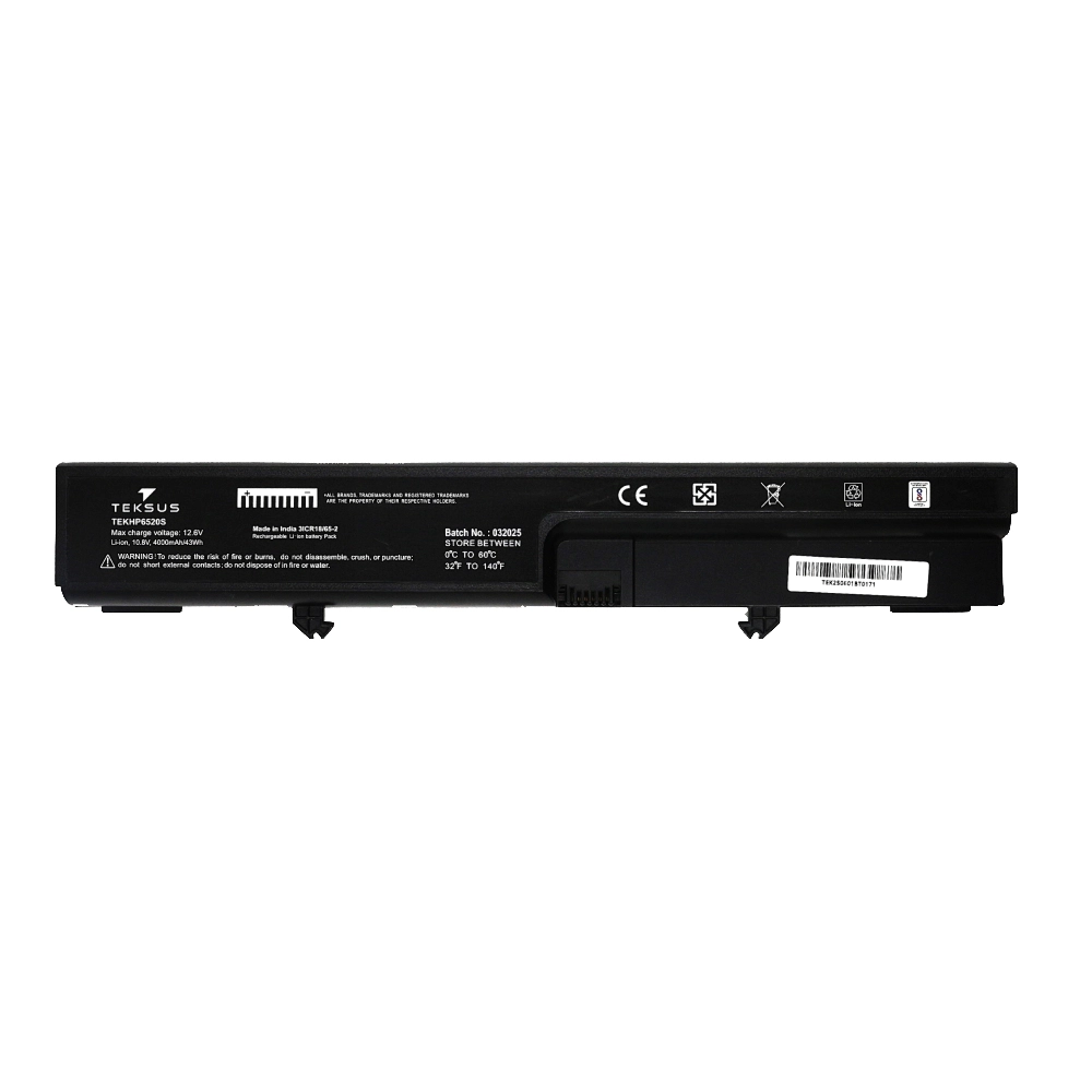 Teksus Laptop Battery Compatible For HP 6520S 6c view 2